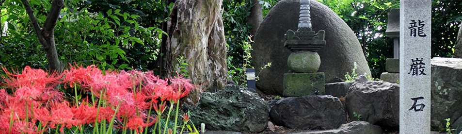 龍巌石と正身観音霊場